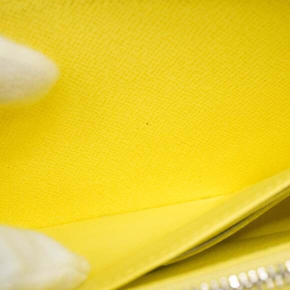 Louis Vuitton Epi Zippy Wallet M83040 Smiley Yellow Women's P2083959